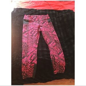 Pink workout leggings